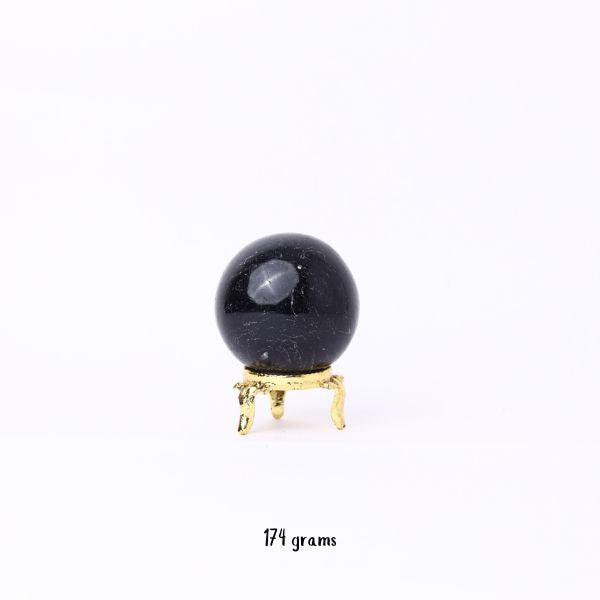 NATURAL BLACK TOURMALINE SPHERE (2)