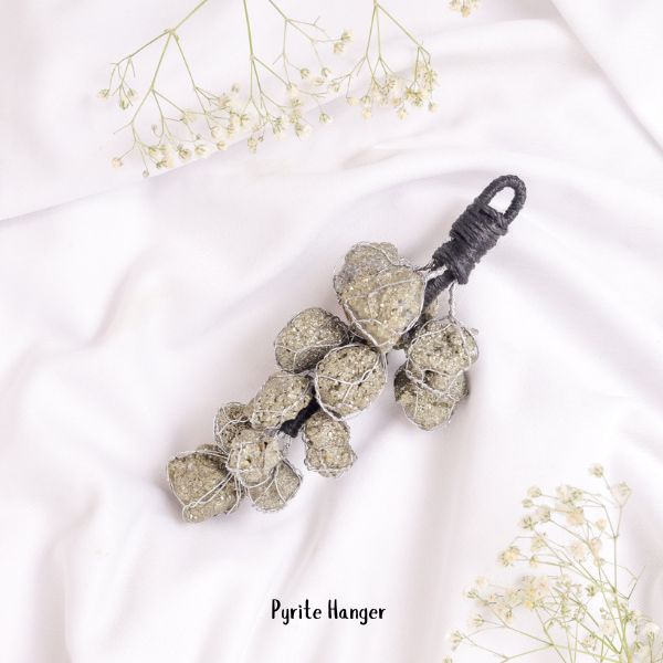 NATURAL PYRITE HANGER