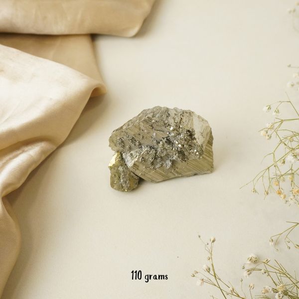 NATURAL PYRITE CLUSTER (110 GRAMS)