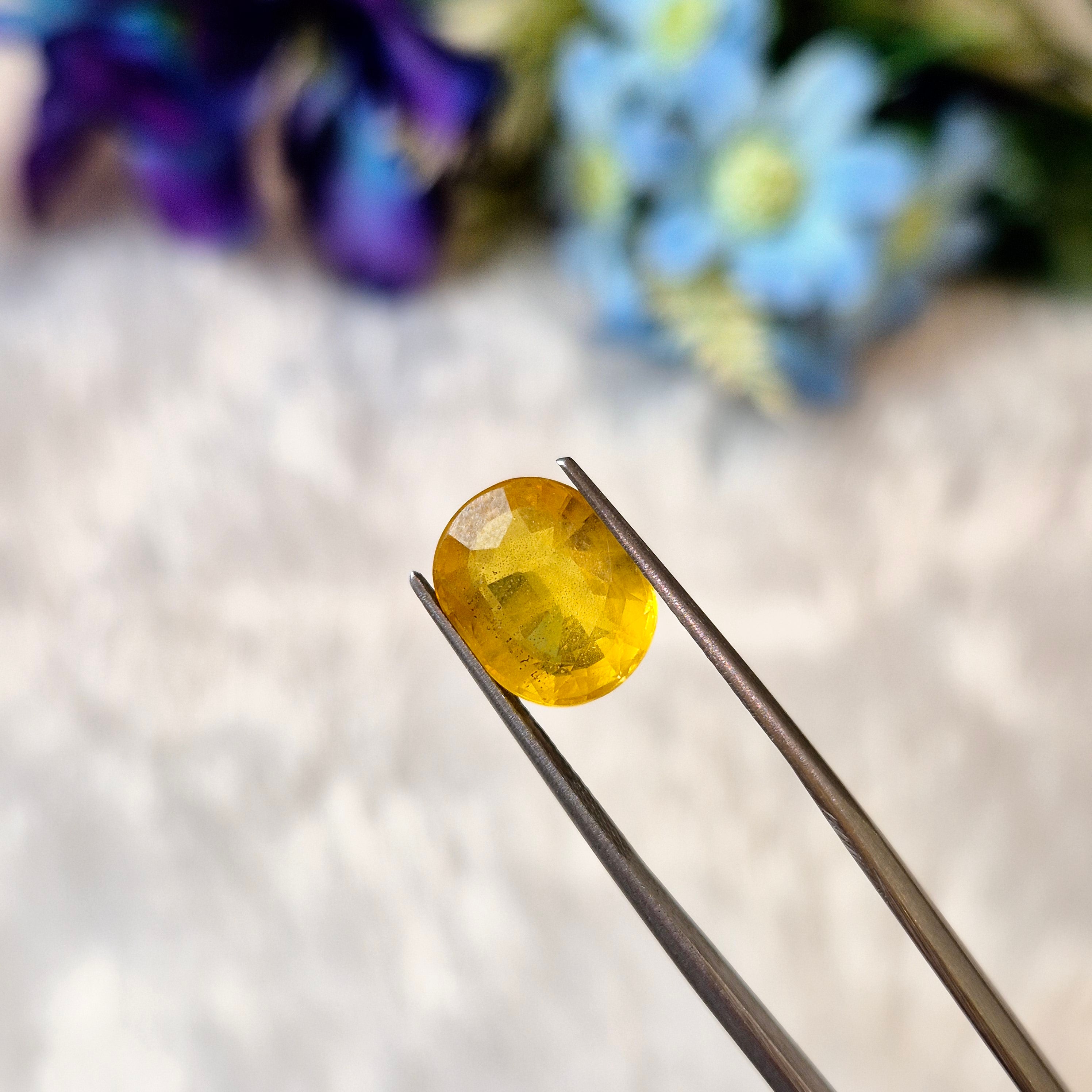 Yellow Sapphire | YS 298 | 5.96 Carat