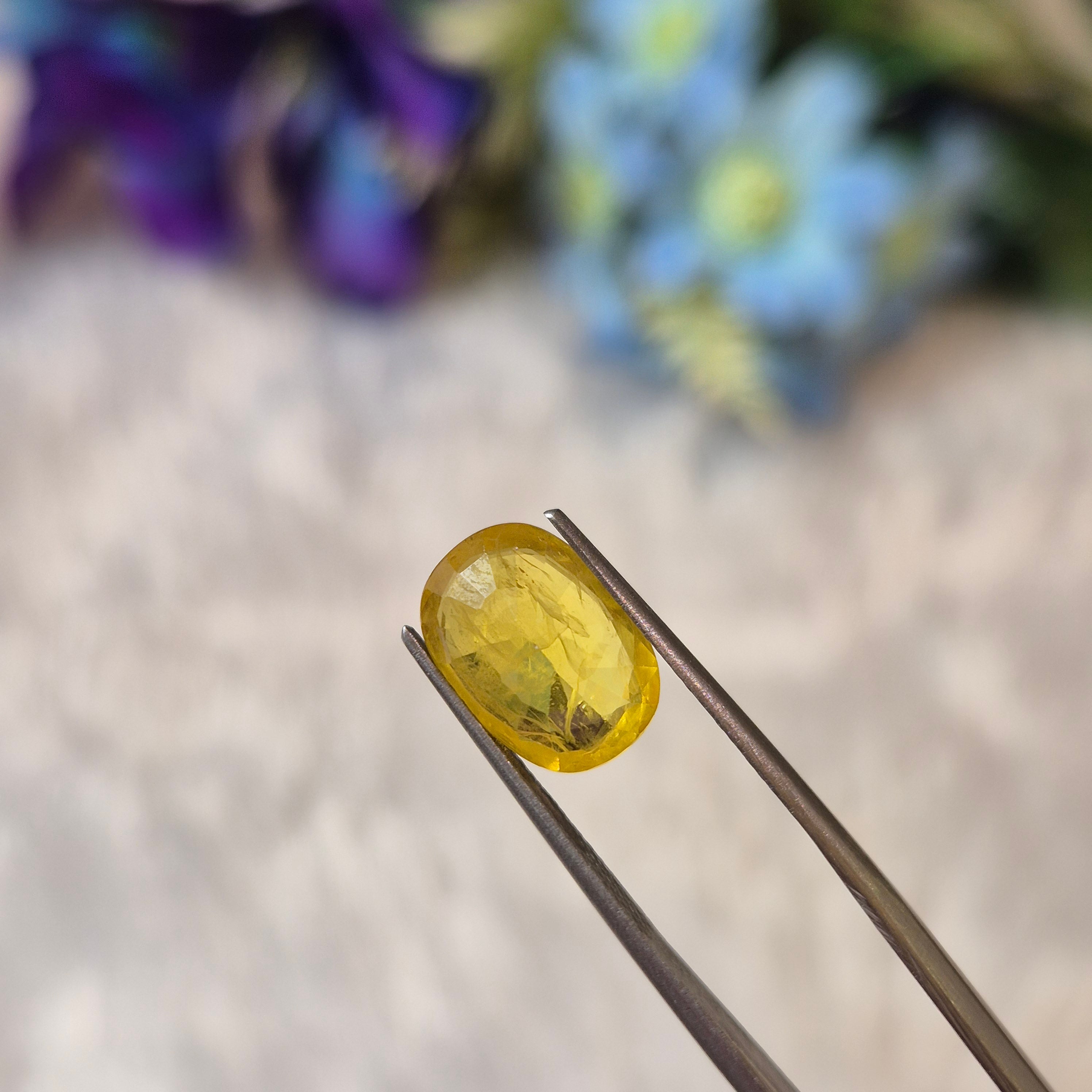 Yellow Sapphire | YS 296 | 4.24 Carat