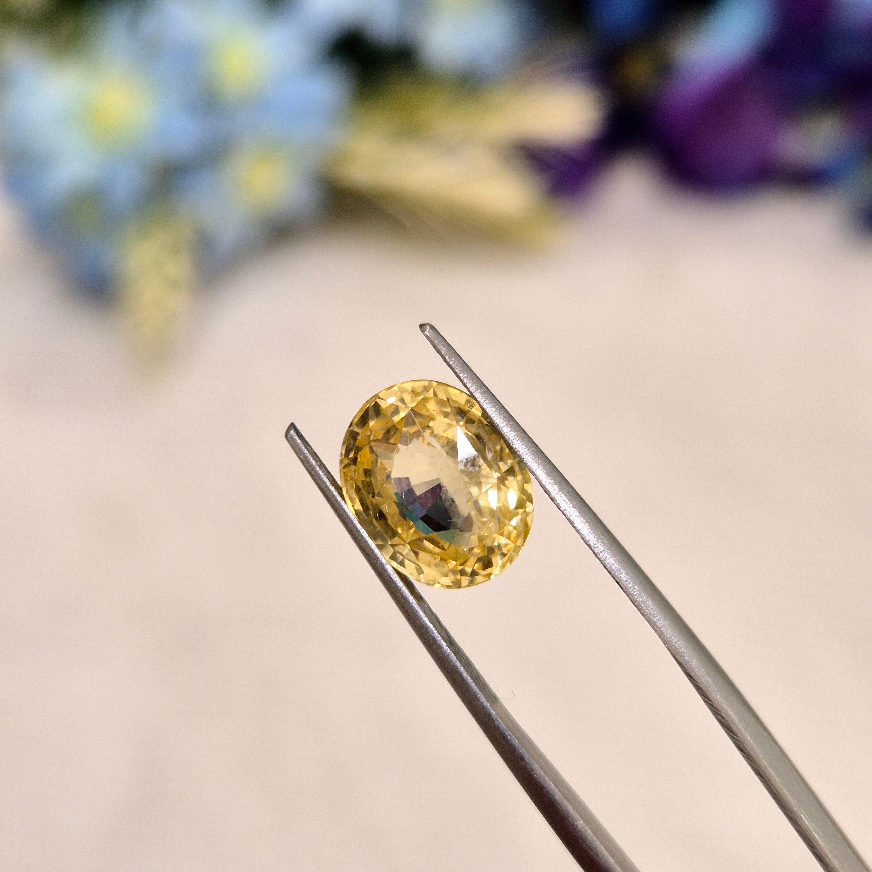 Yellow Sapphire | YS 270 | 4.7 Carat