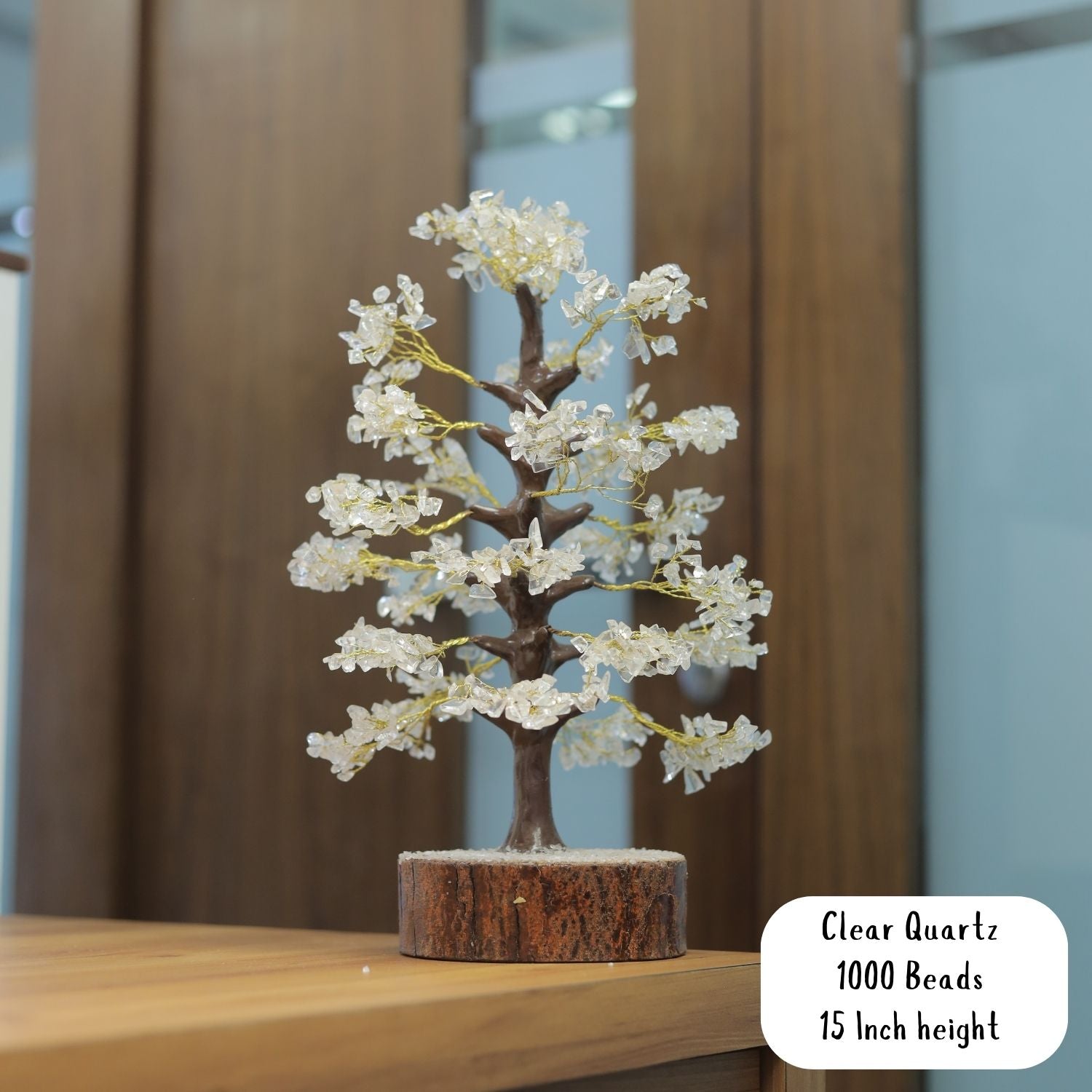 NATURAL CLEAR QUARTZ TREE