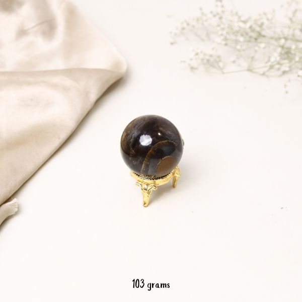 NATURAL TIGER EYE SPHERE