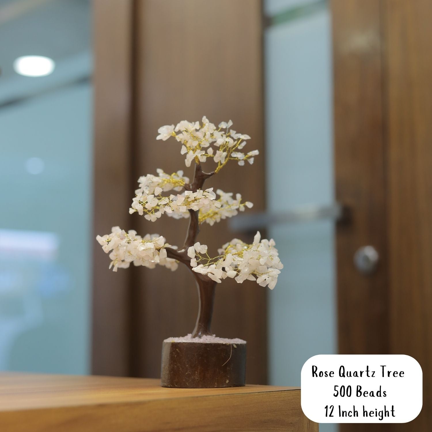 NATURAL ROSE QUARTZ TREE