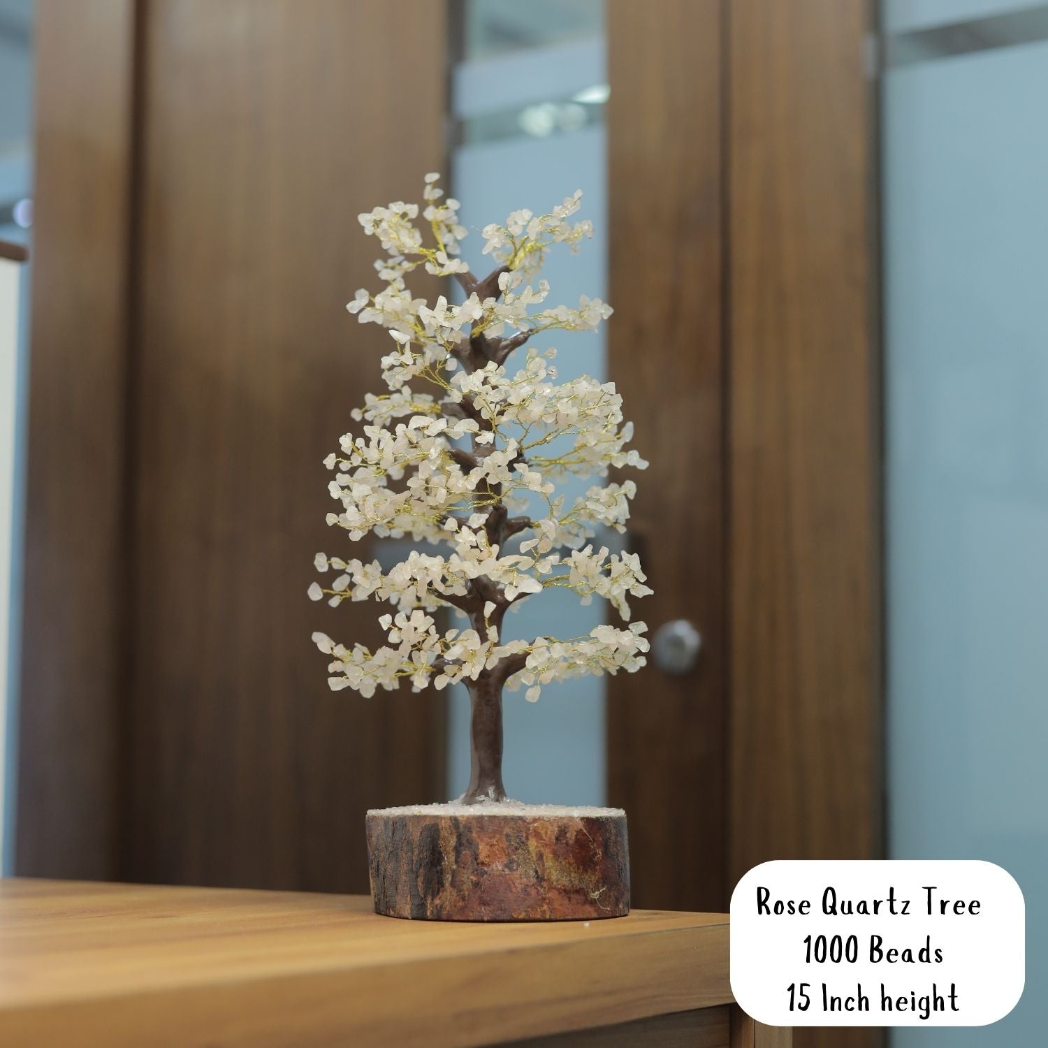 NATURAL ROSE QUARTZ TREE