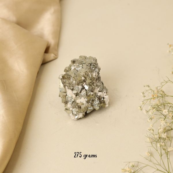 NATURAL PYRITE CLUSTER (275 GRAMS)