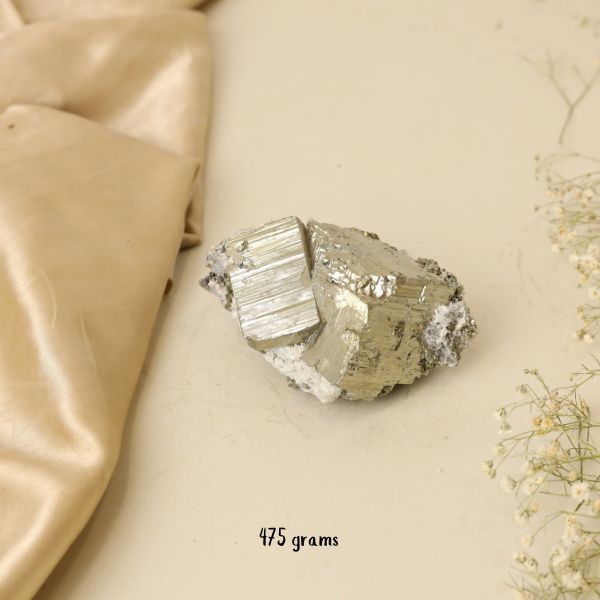 NATURAL PYRITE CLUSTER (475 GRAMS)