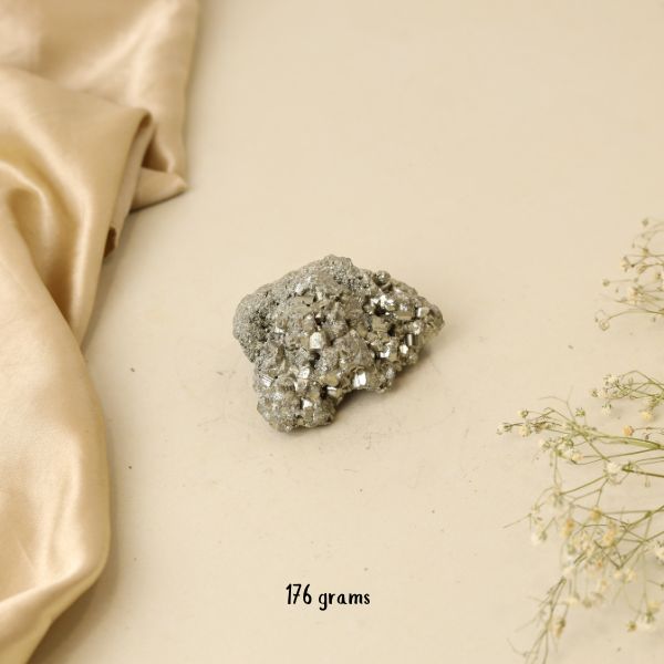 NATURAL PYRITE CLUSTER (176 GRAMS)