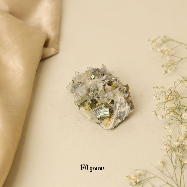 NATURAL PYRITE CLUSTER (170 GRAMS)