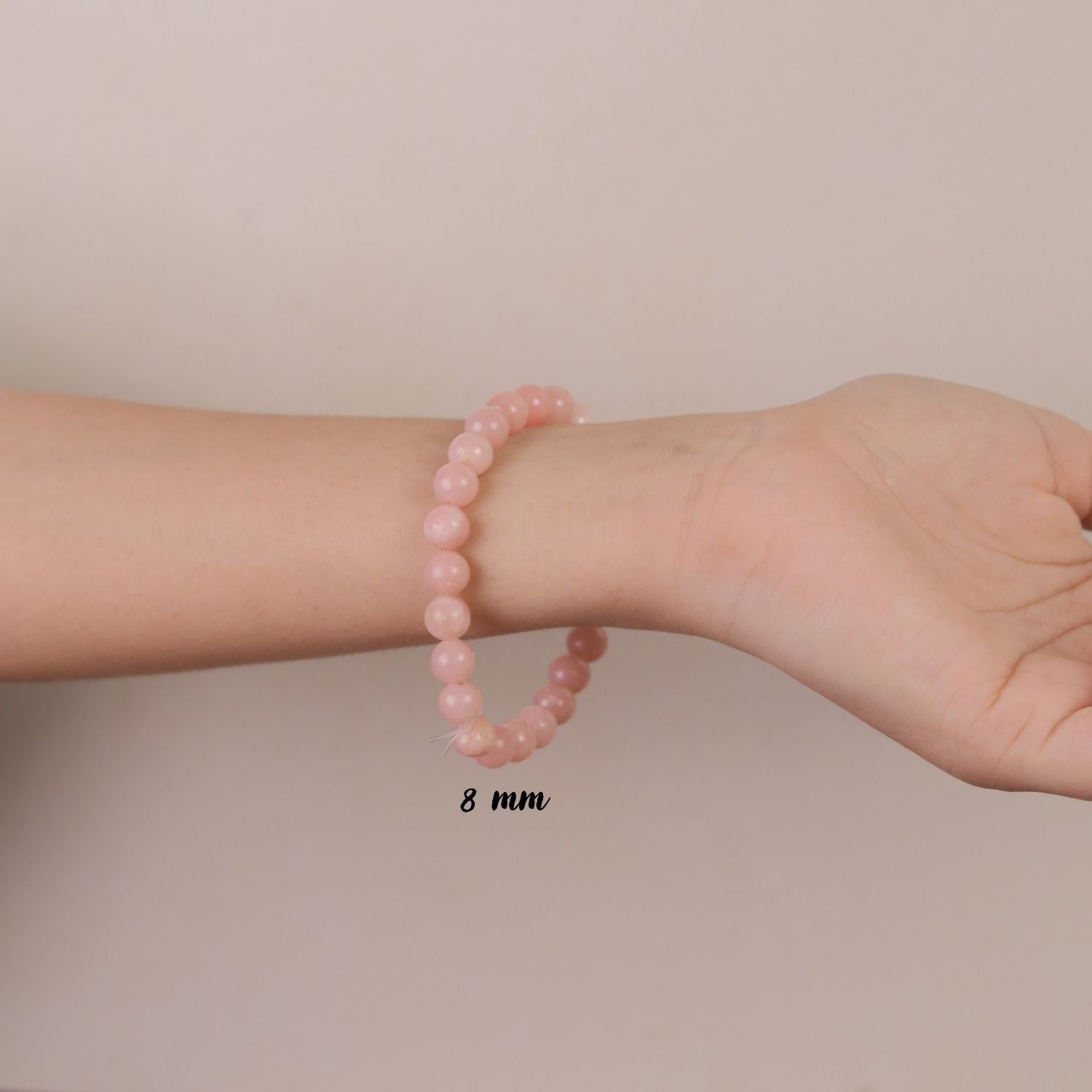 NATURAL PINK OPAL BRACELET