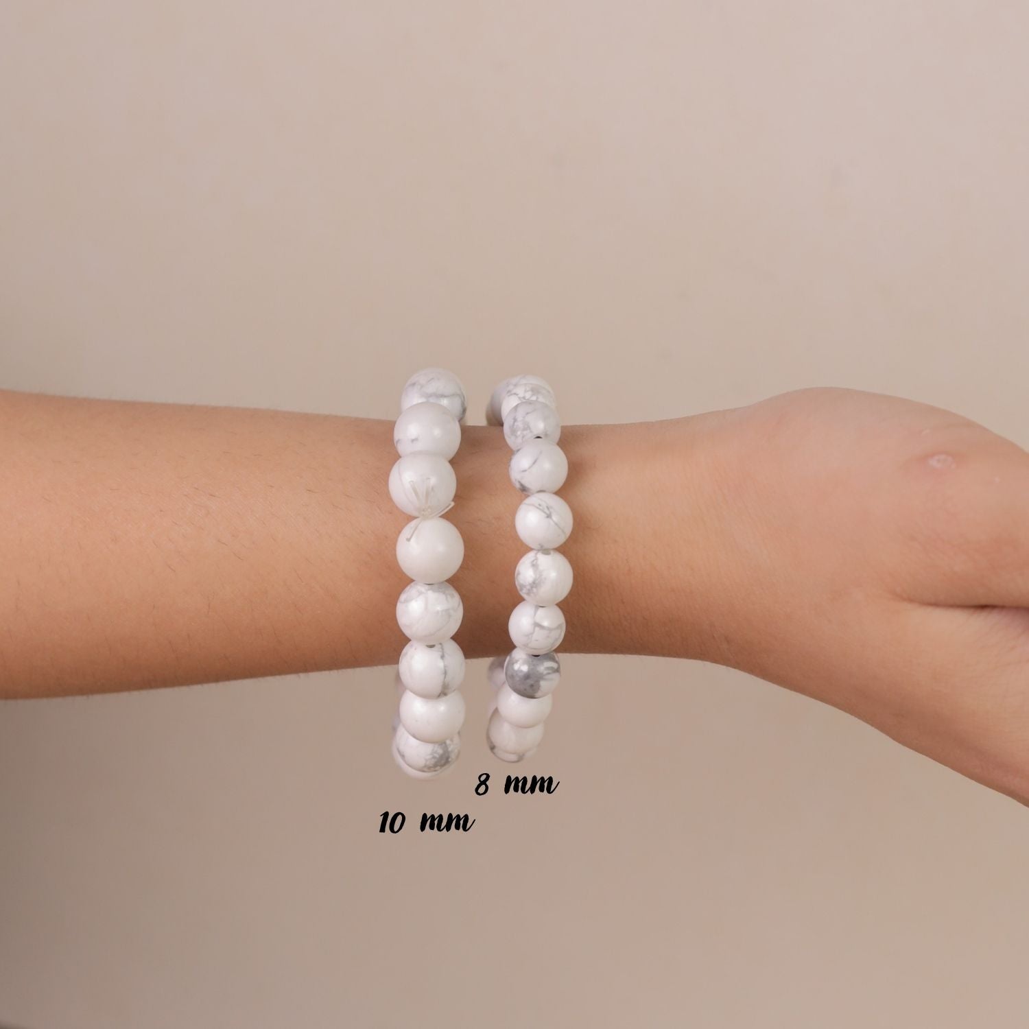 NATURAL HOWLITE BRACELET