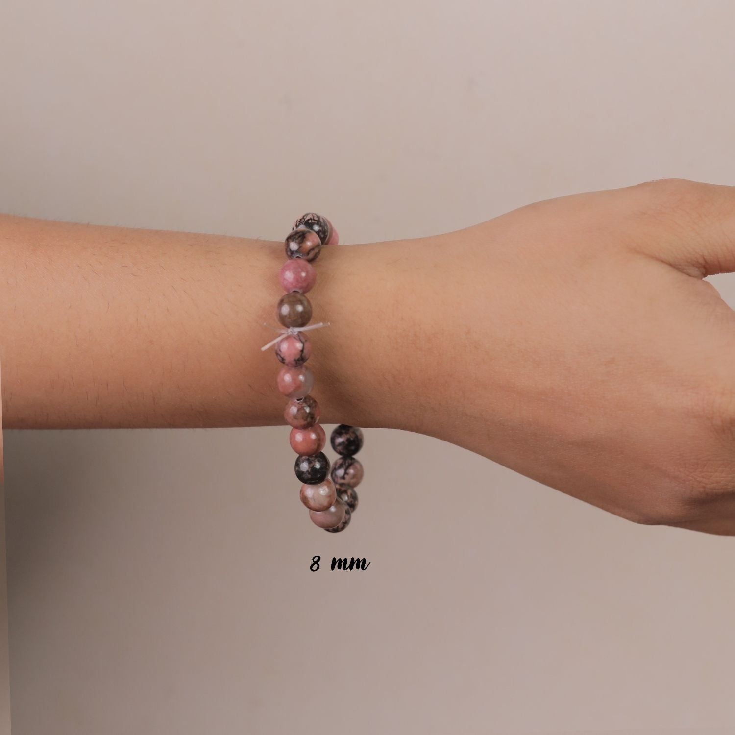 NATURAL RHODONITE BRACELET