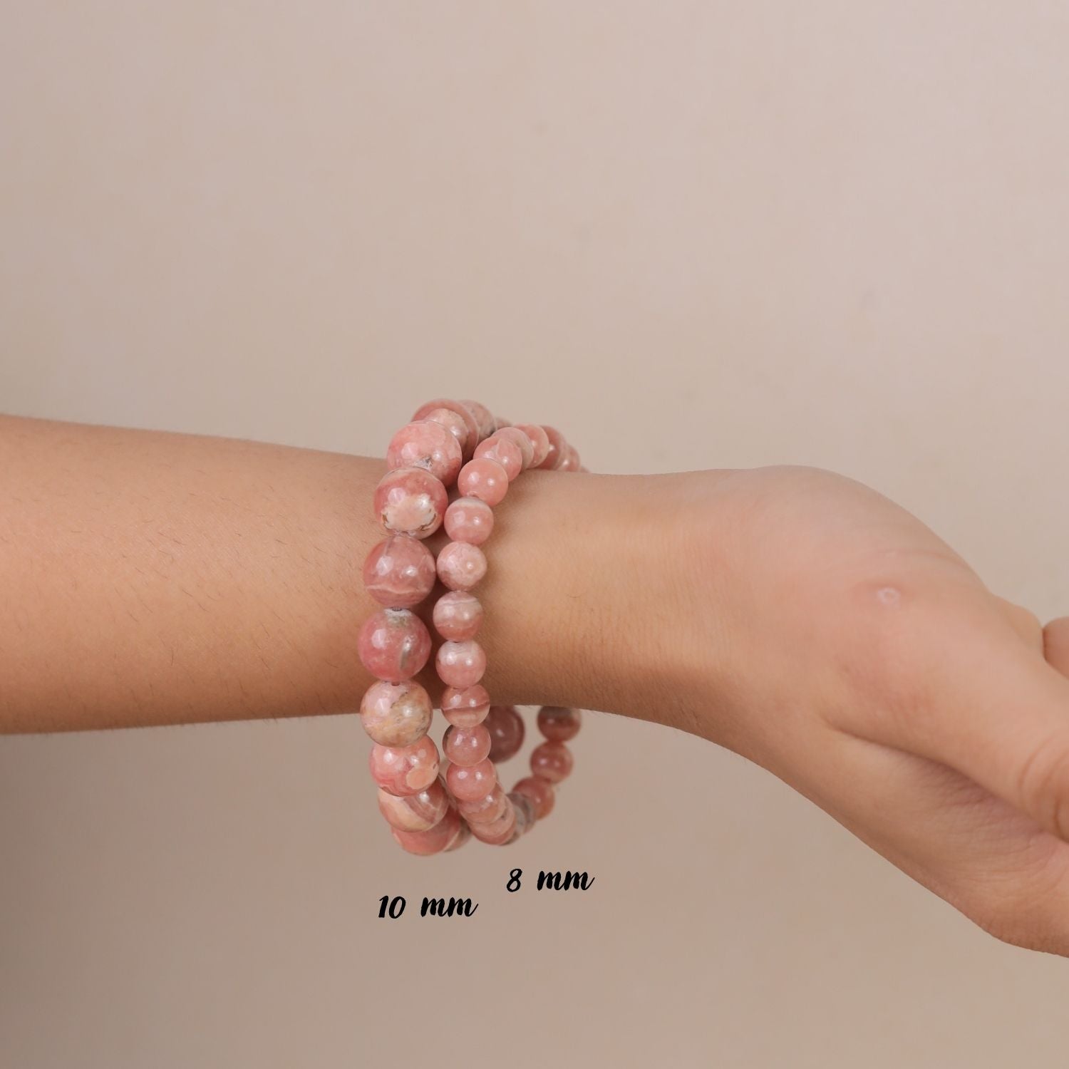 NATURAL RHODOCROSITE BRACELET