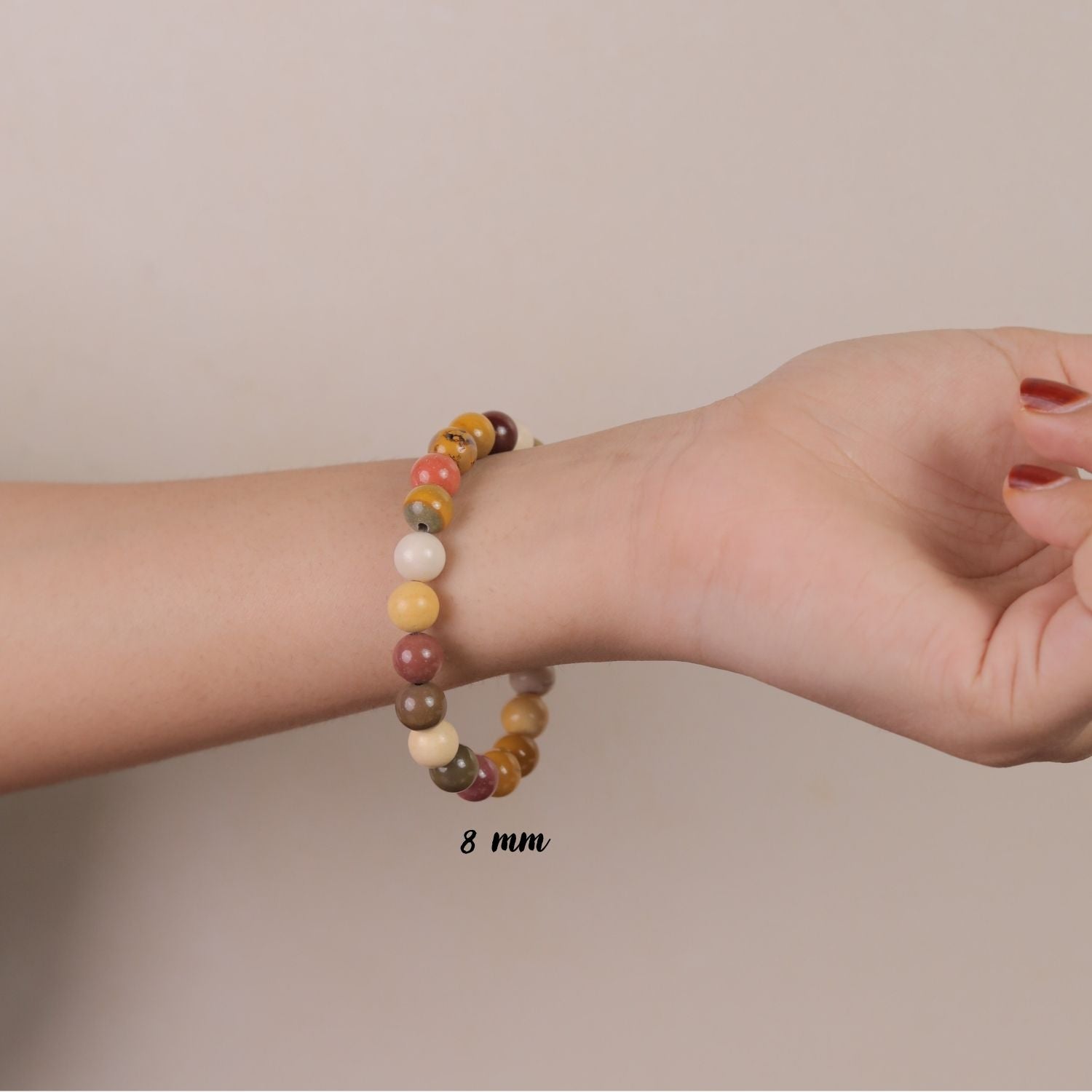 NATURAL MOOKITE JASPER BRACELET