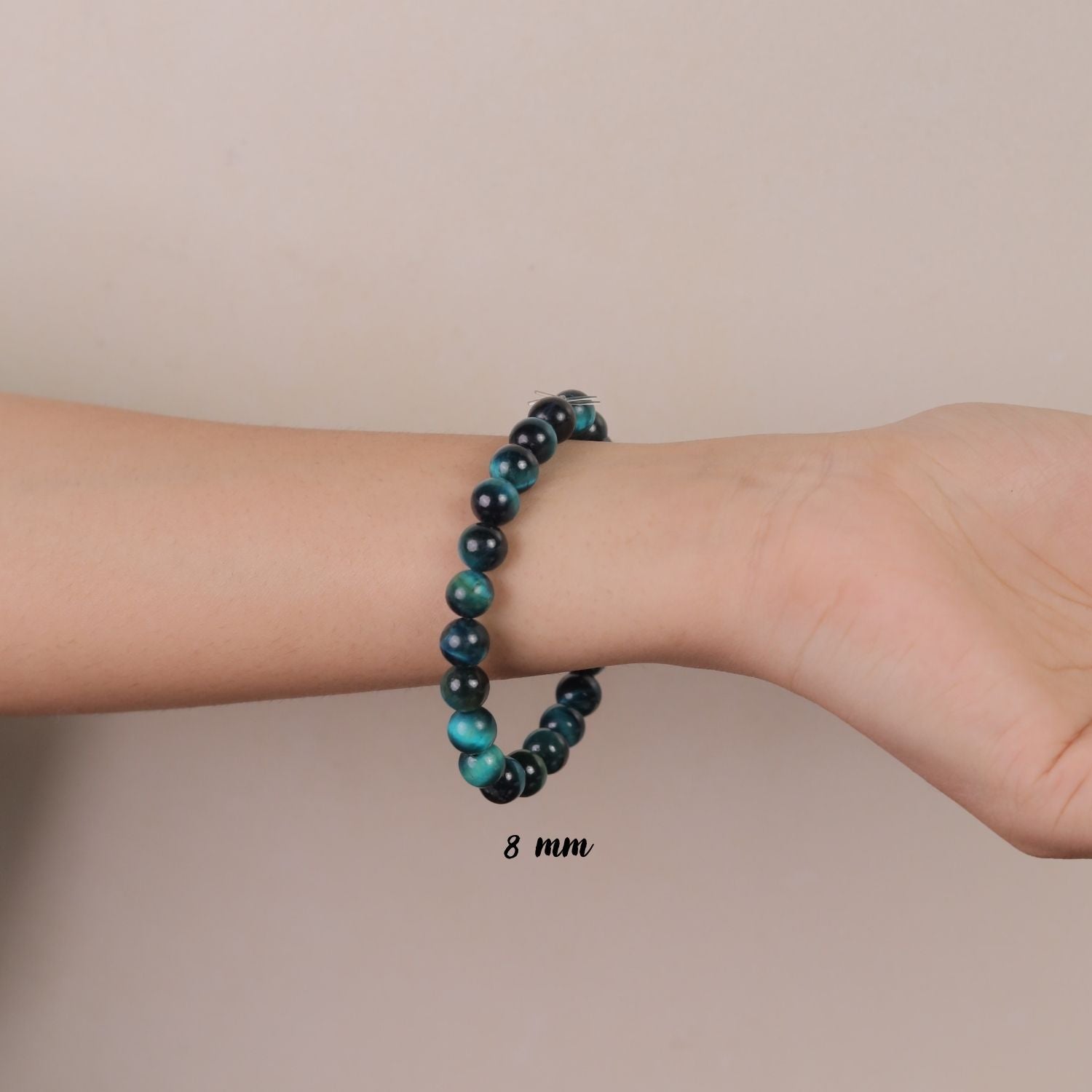 NATURAL BLUE TIGER EYE BRACELET