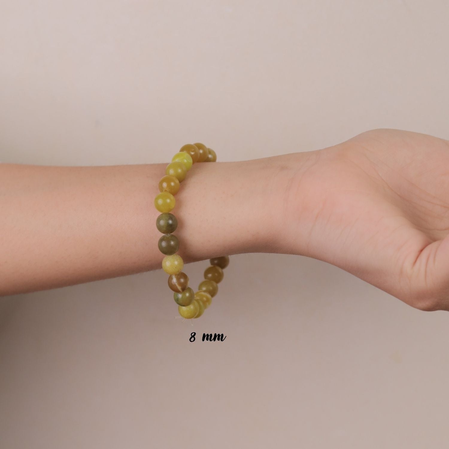 NATURAL YELLOW JADE ( AFGANI) BRACELET