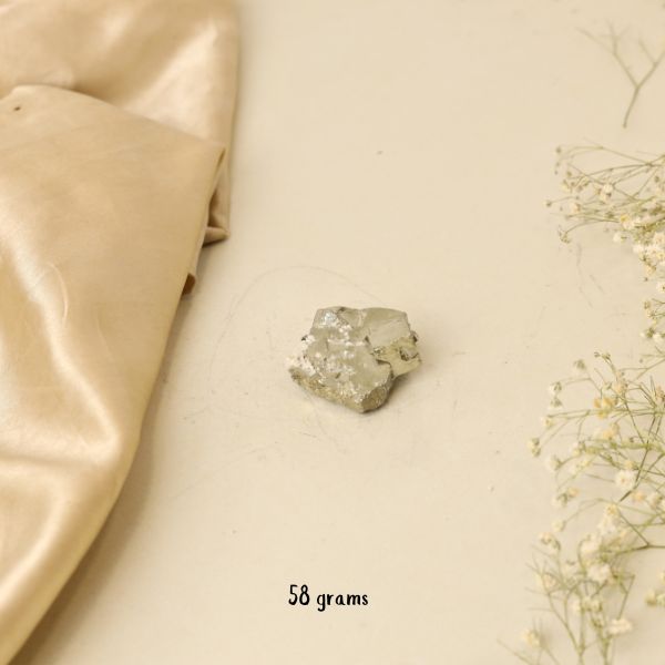 NATURAL PYRITE CLUSTER (58 GRAMS)