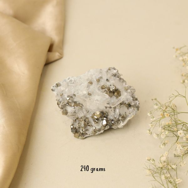 NATURAL PYRITE CLUSTER (240 GRAMS)