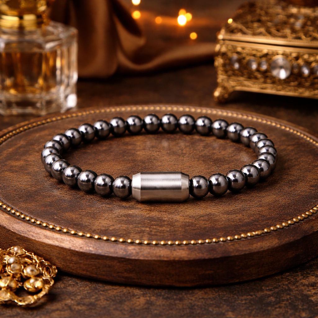 NATURAL HEMATITE BRACELET