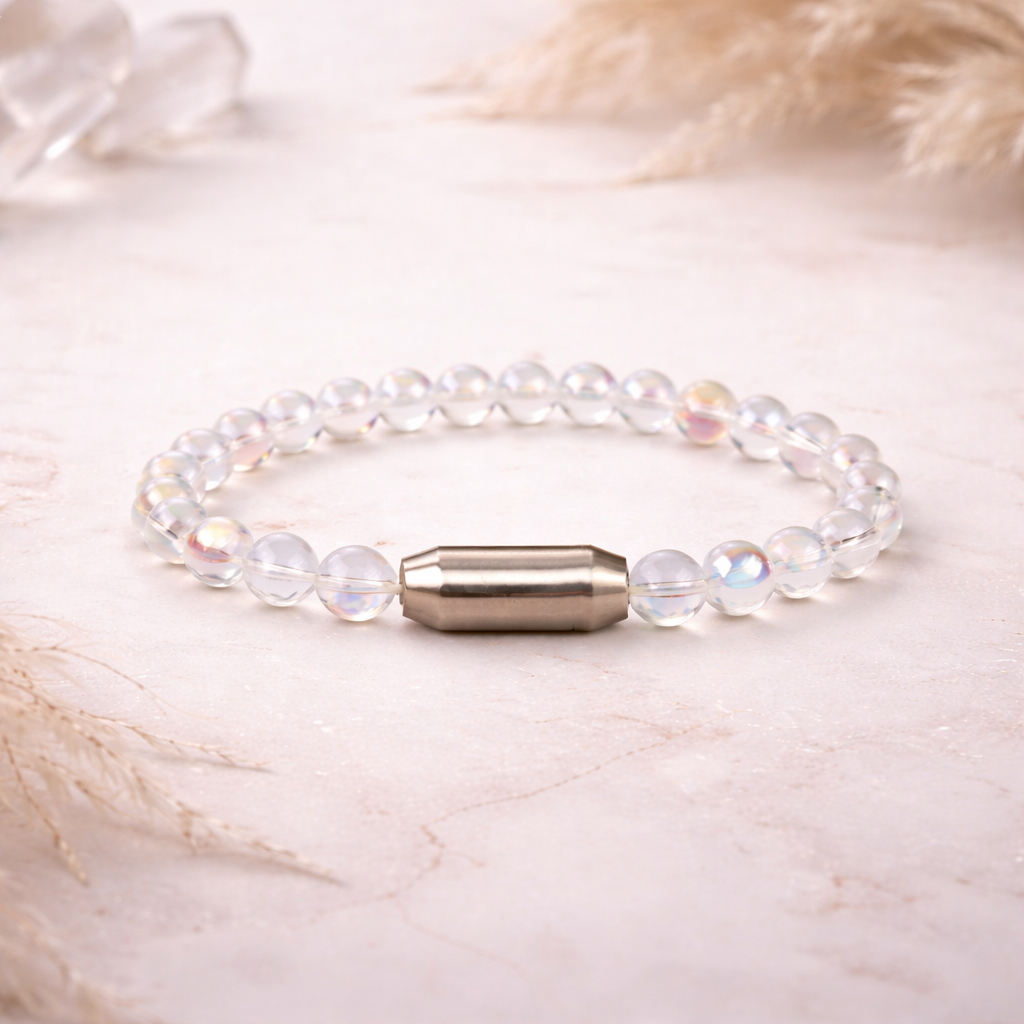 NATURAL AURA QUARTZ BRACELET