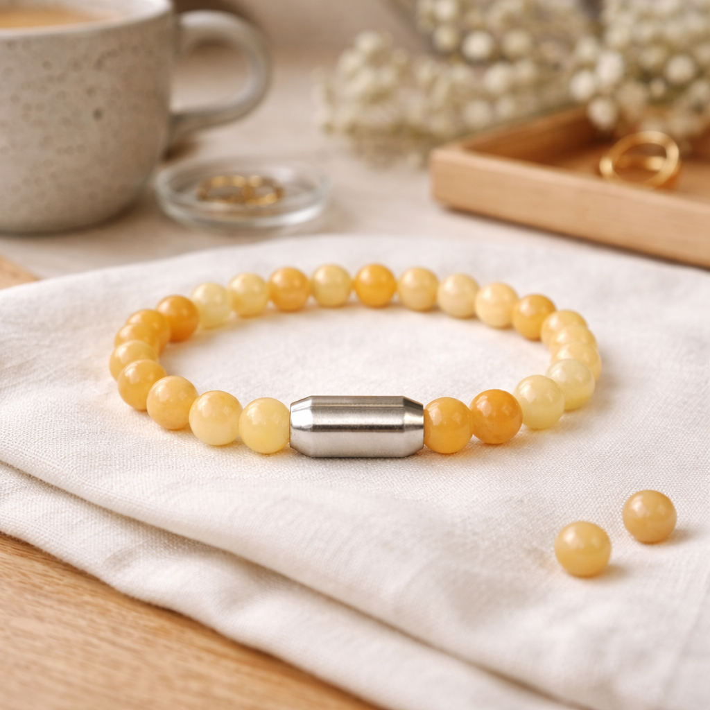 NATURAL YELLOW AVENTURINE BRACELET