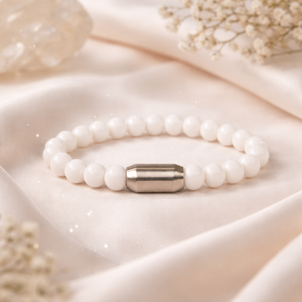 NATURAL MOTHER OF PEARL BRACELET