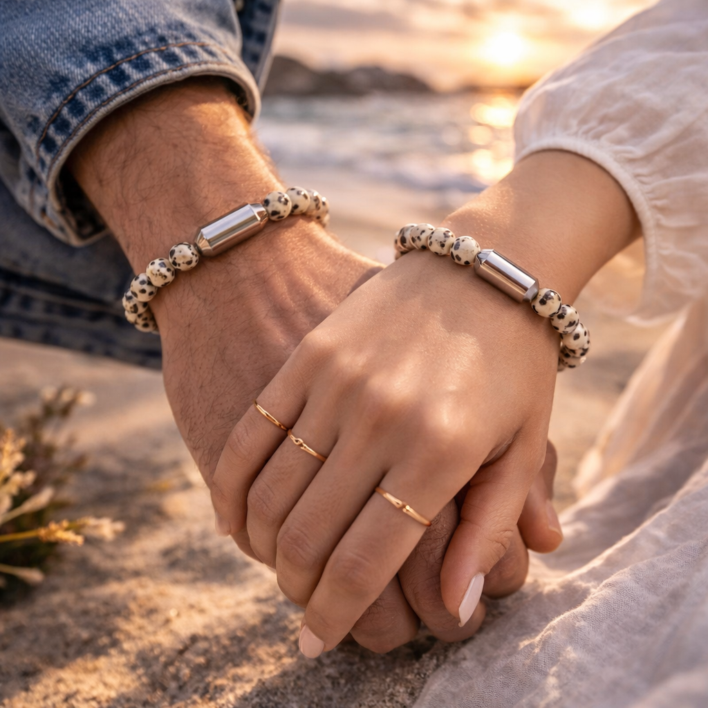 NATURAL DALMATIAN BRACELET