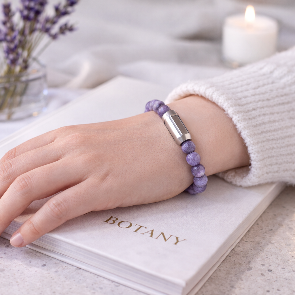 NATURAL LEPIDOLITE BRACELET
