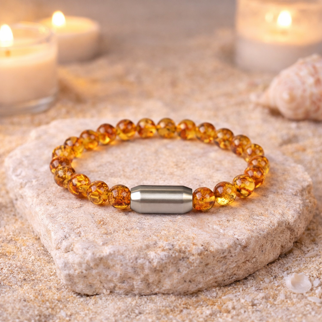 NATURAL AMBER BRACELET