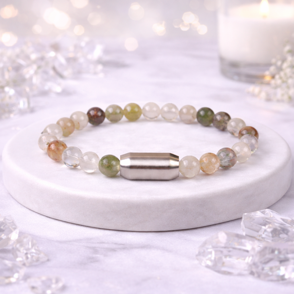 NATURAL GARDEN QUARTZ BRACELET