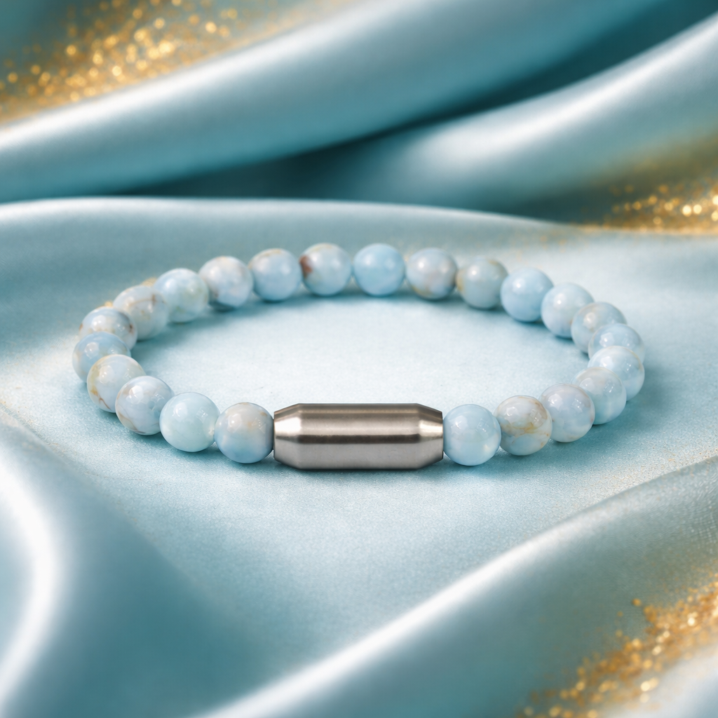 NATURAL LARIMAR BRACELET