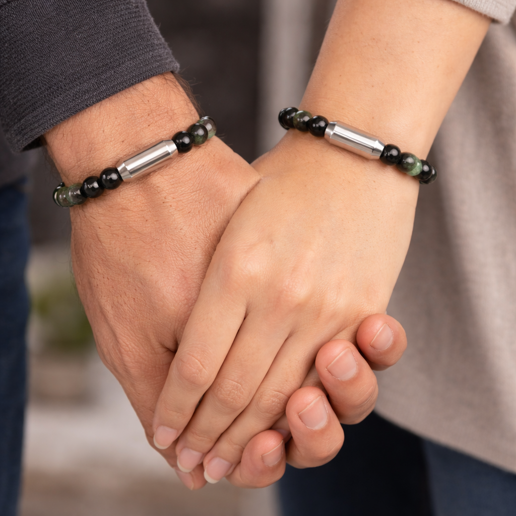 NATURAL CHROME DIOPSIDE BRACELET