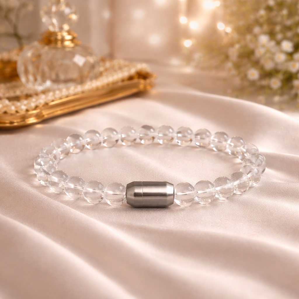 NATURAL CLEAR QUARTZ BRACELET