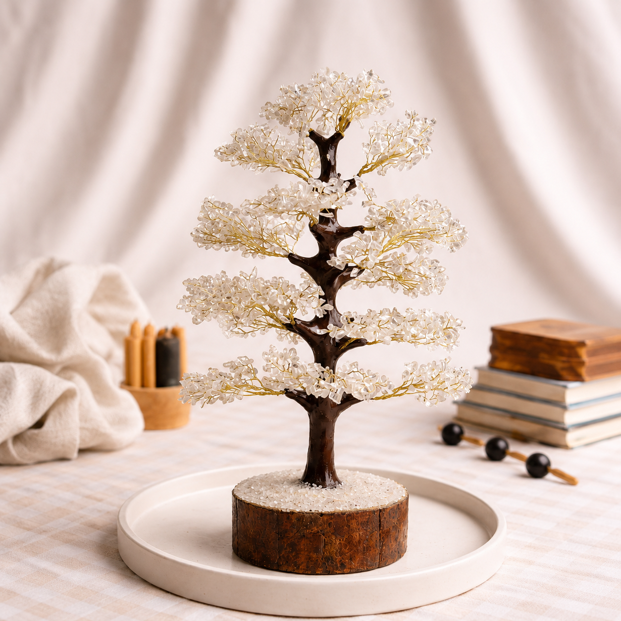 NATURAL CLEAR QUARTZ TREE
