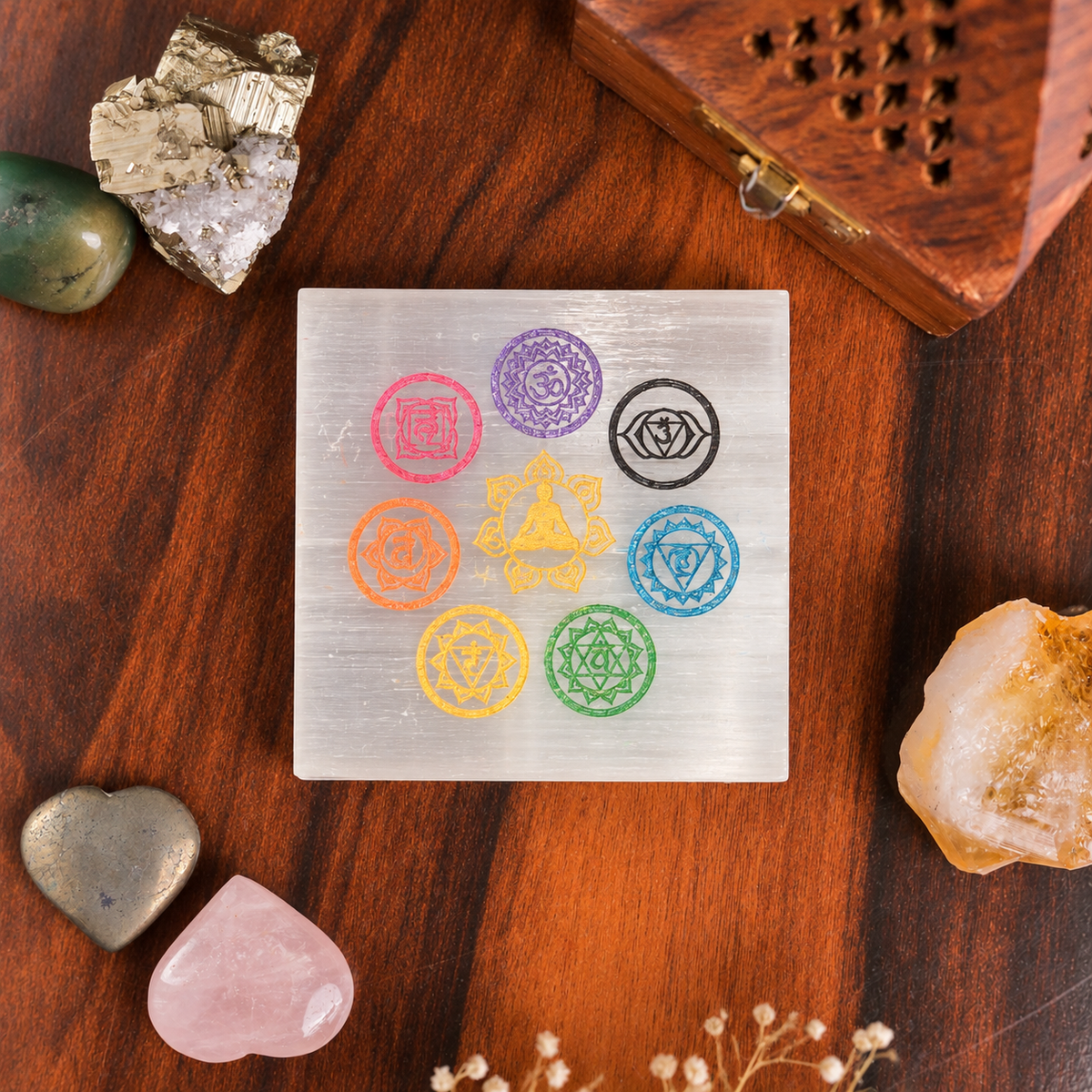 Natural Selenite Plate