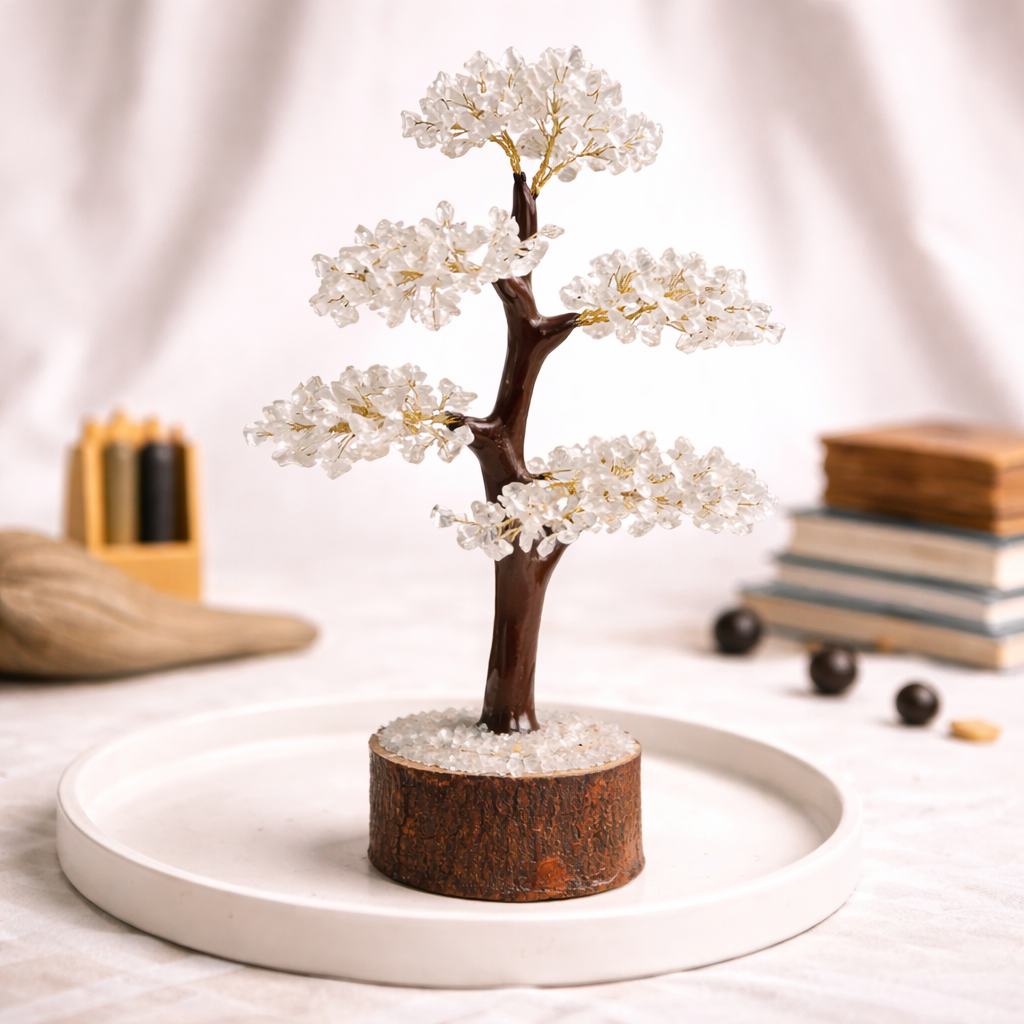 NATURAL CLEAR QUARTZ TREE