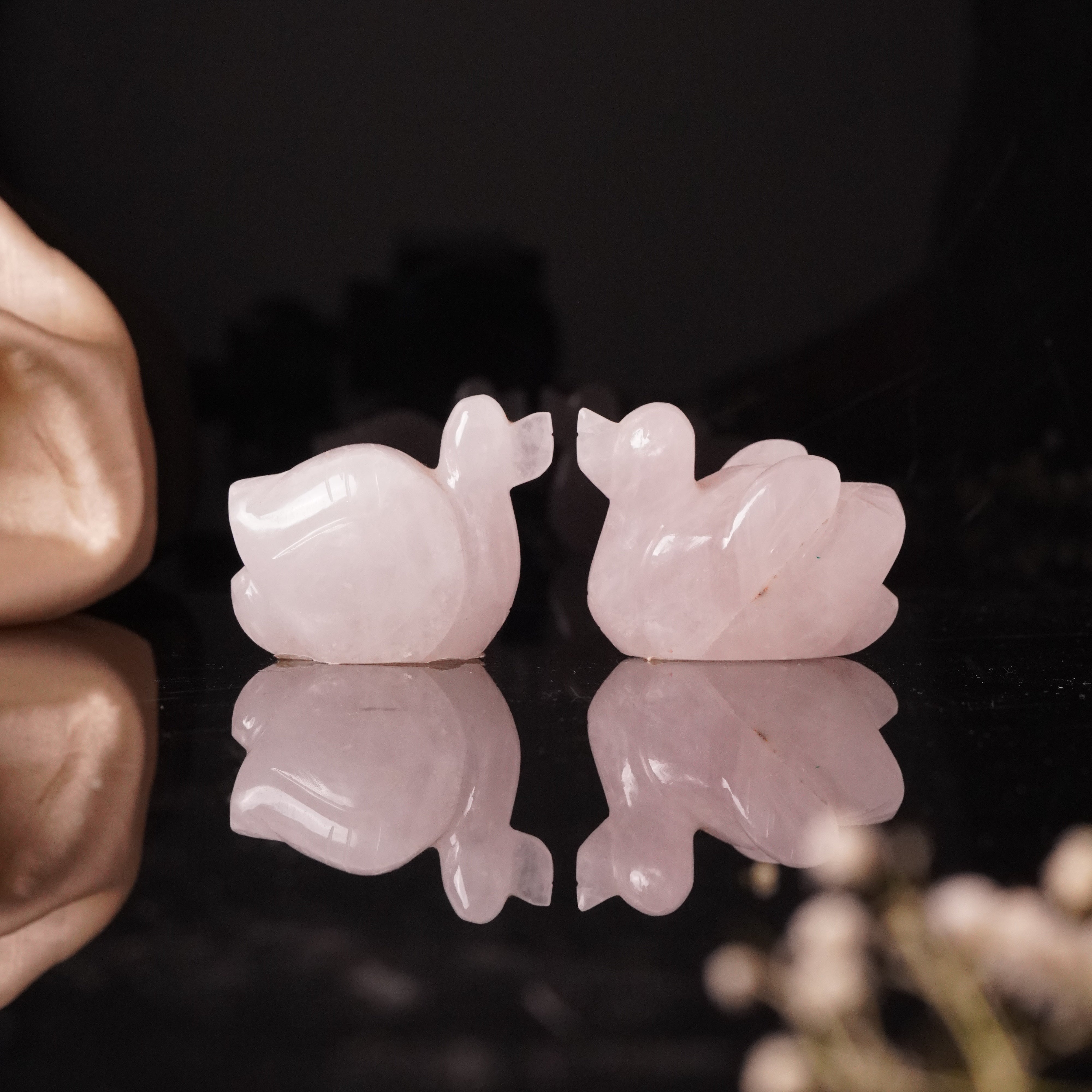 ROSE DUCK PAIR (190 GRAM)