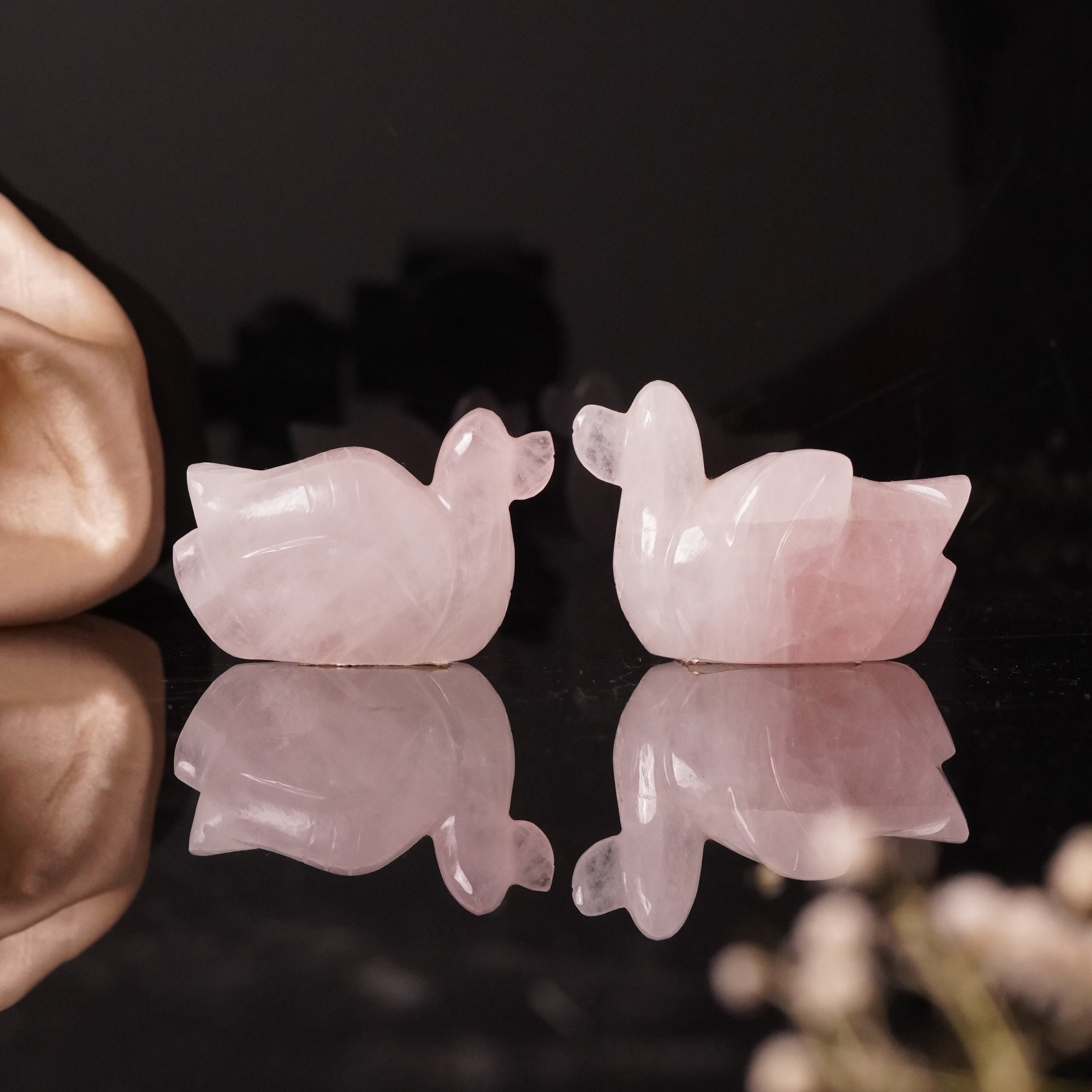 ROSE DUCK PAIR (196 GRAM)