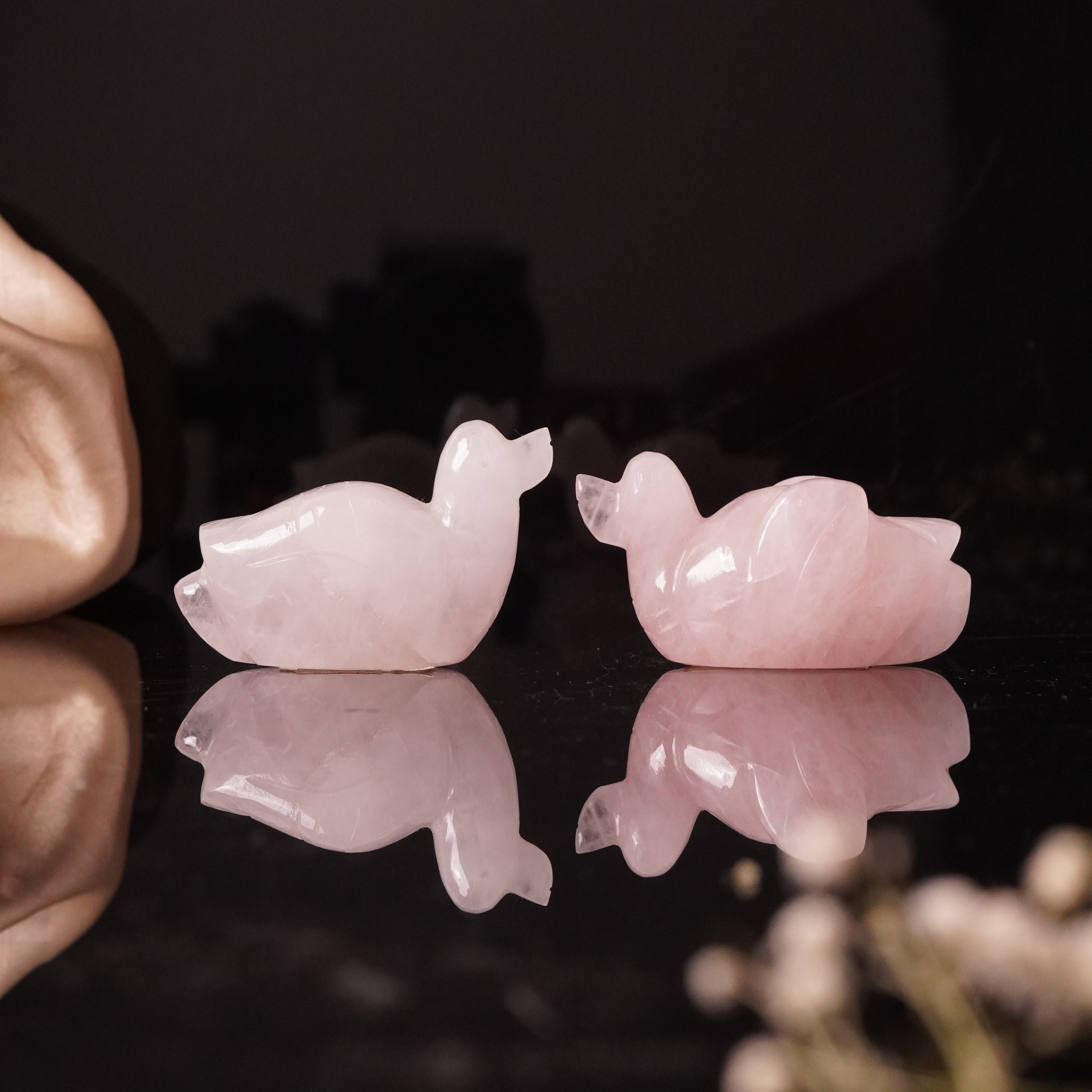 ROSE DUCK PAIR (166 GRAM)