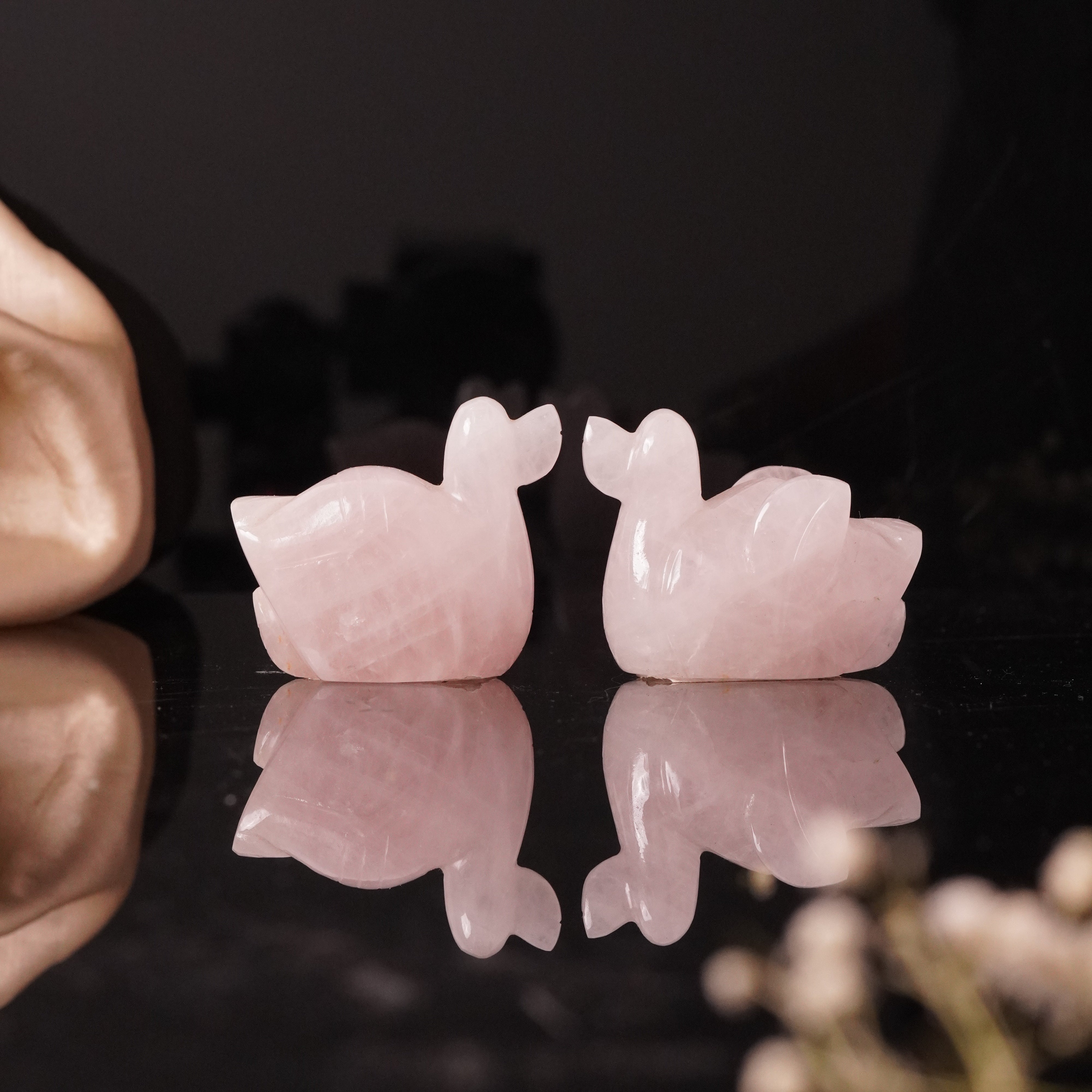 ROSE DUCK PAIR (155 GRAM)