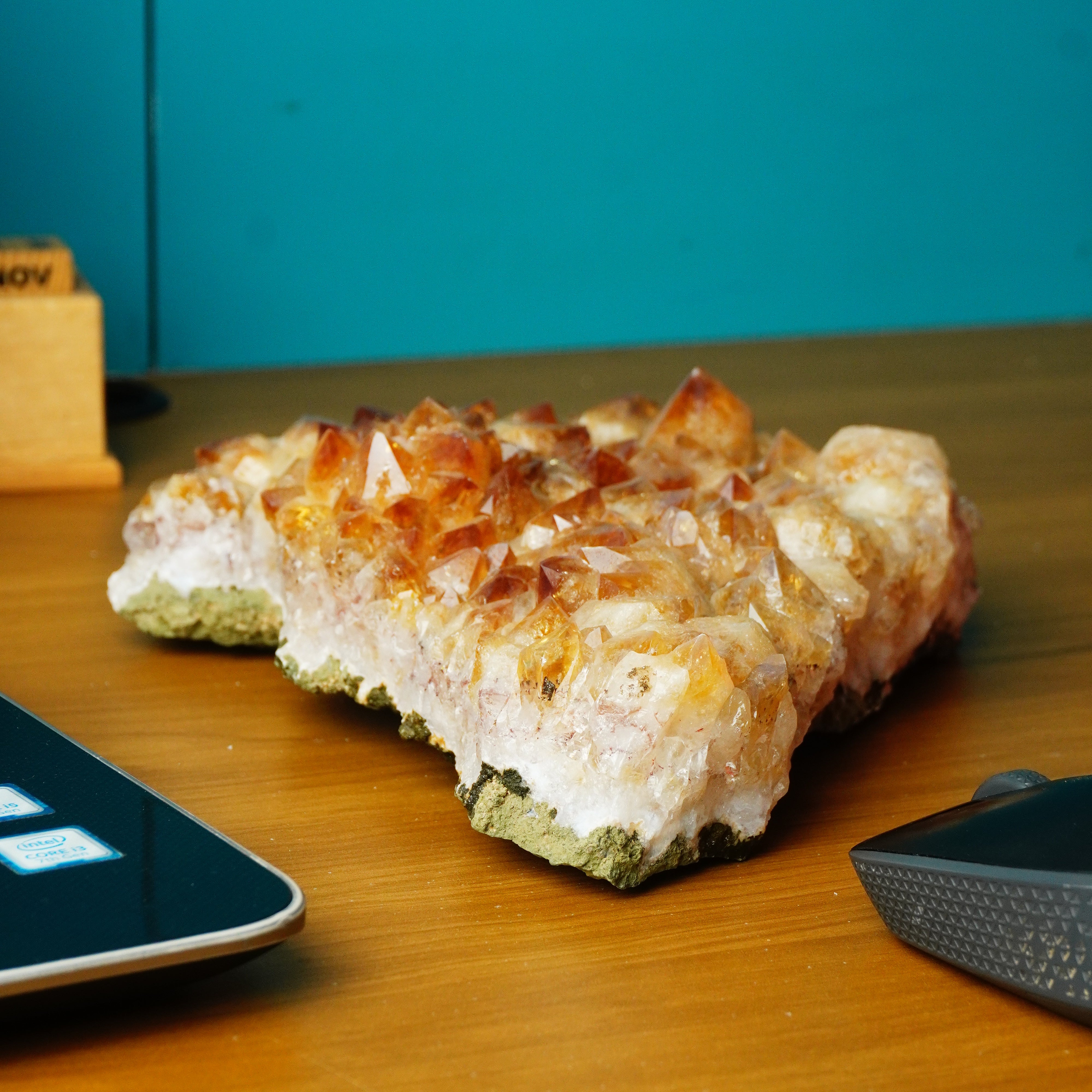 NATURAL CITRINE CLUSTER (1.656 KILOGRAMS)