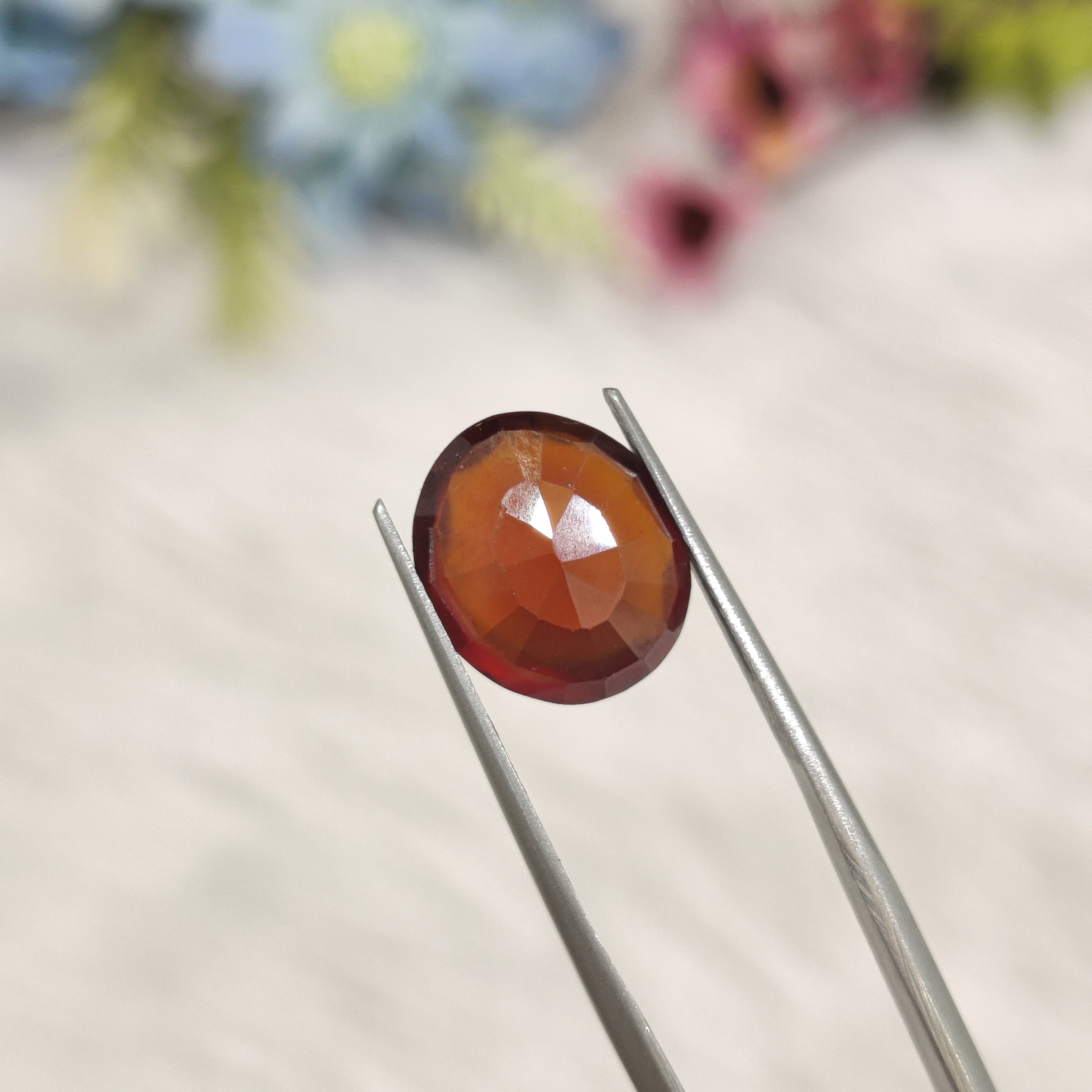 Hessonite Garnet  | HG 47 | 6.41 Carat
