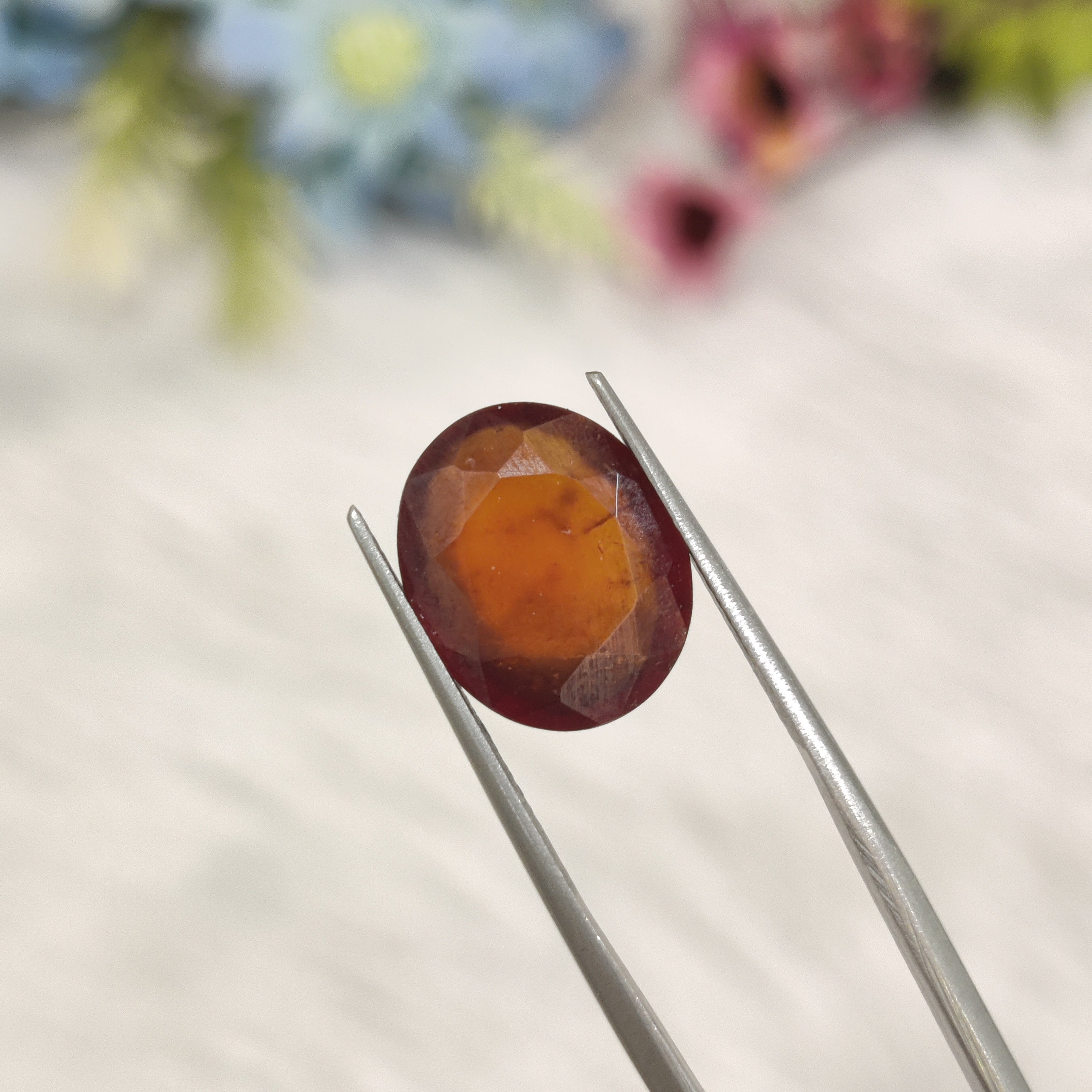 Hessonite Garnet  | HG 55 | 6.42 Carat