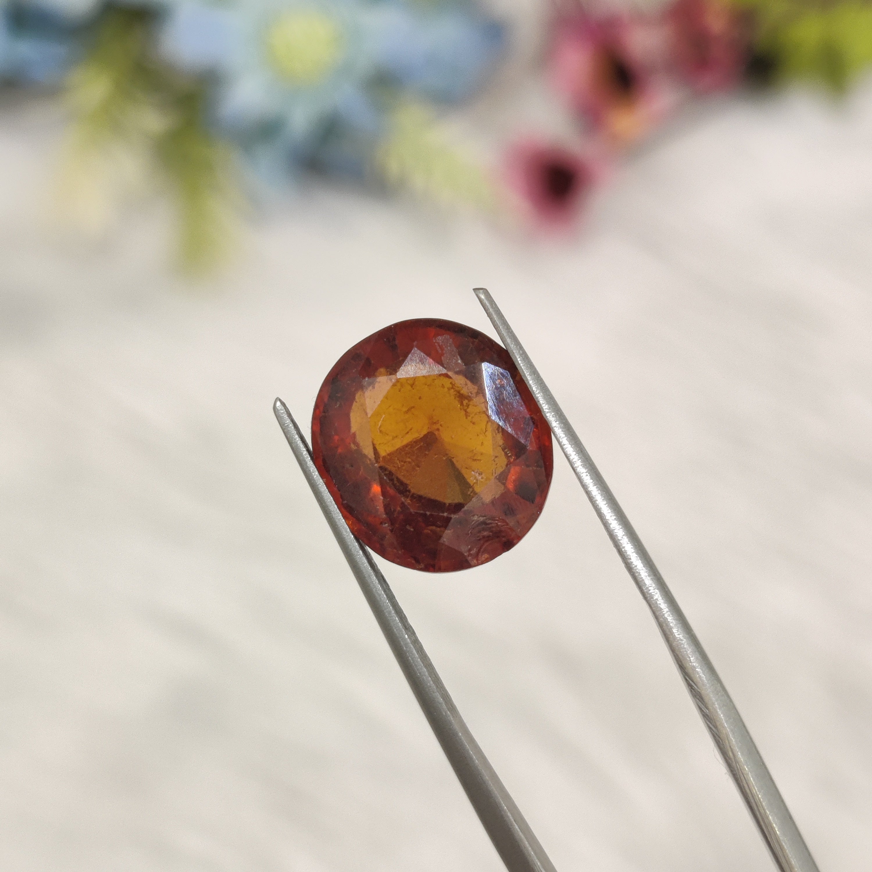Hessonite Garnet  | HG 22 | 6.63 Carat