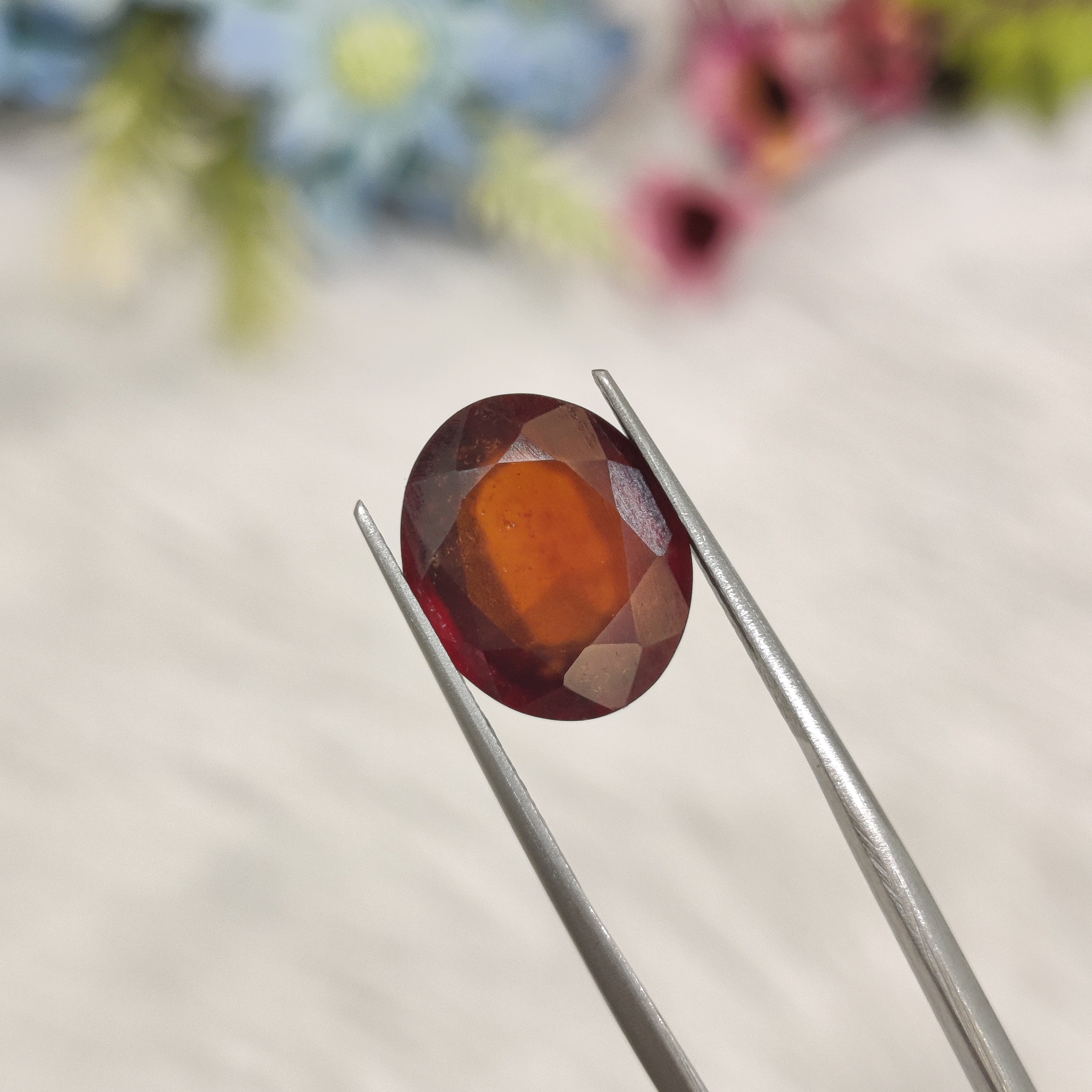 Hessonite Garnet  | HG 43 | 6.79 Carat