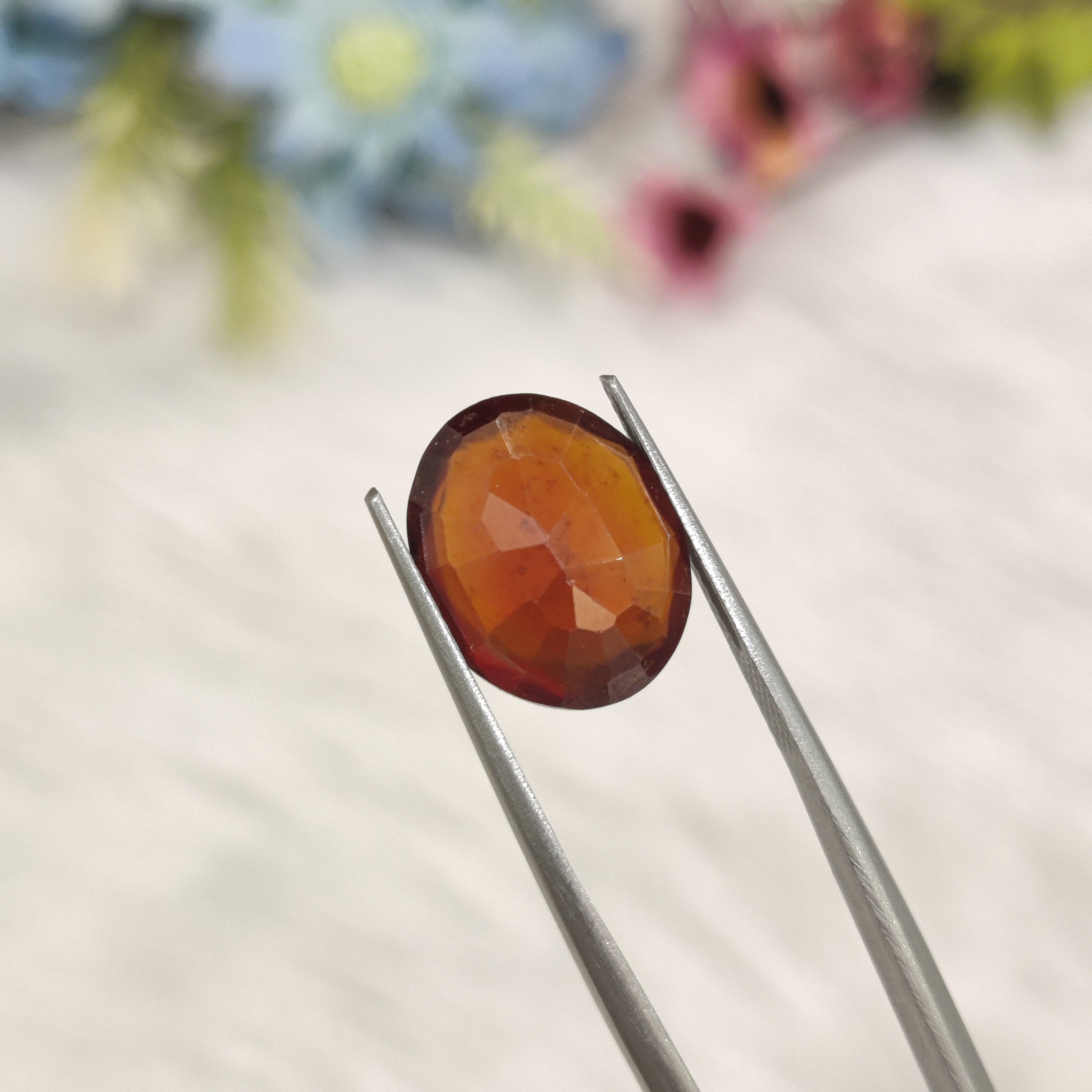 Hessonite Garnet  | HG 43 | 6.79 Carat