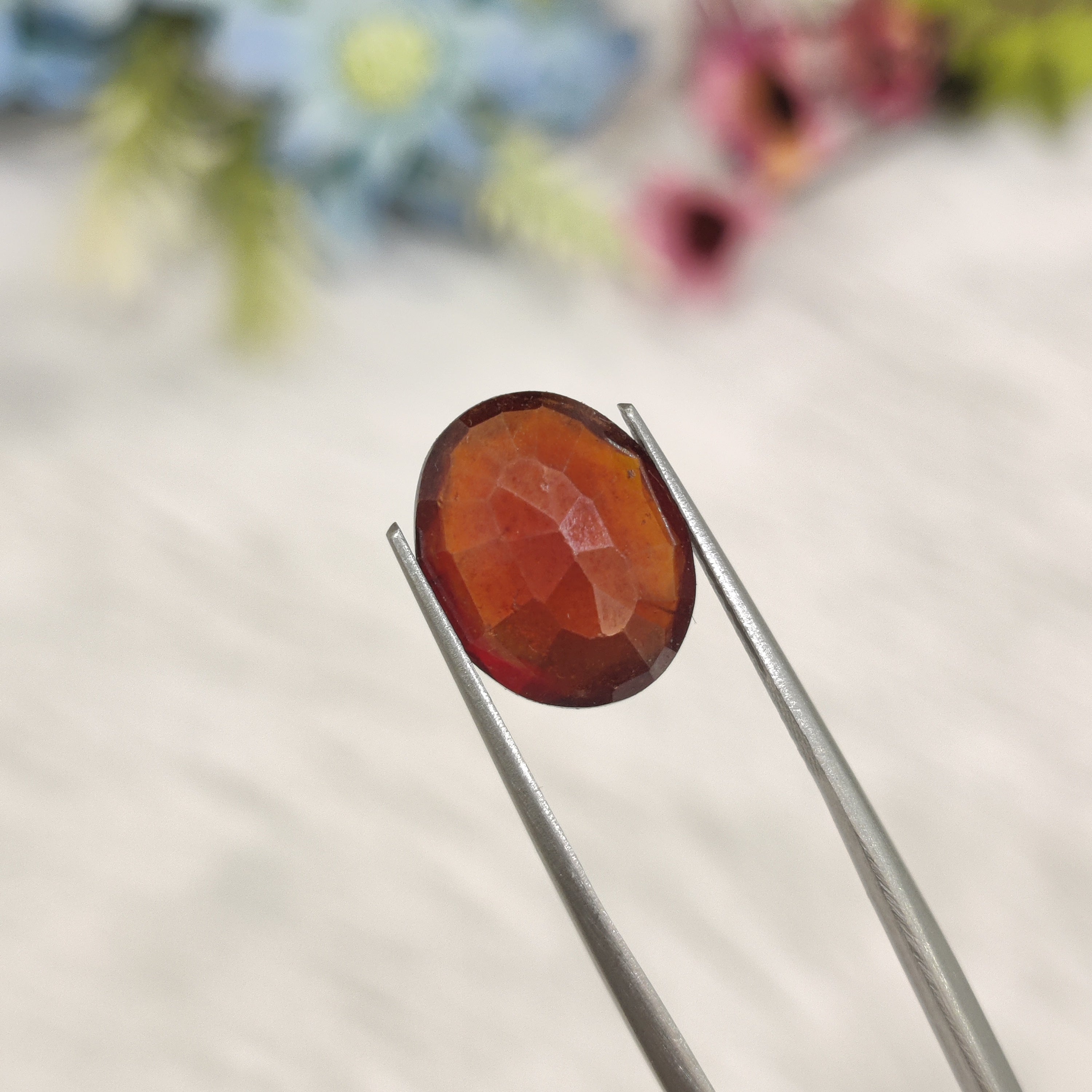 Hessonite Garnet  | HG 34 | 6.97 Carat
