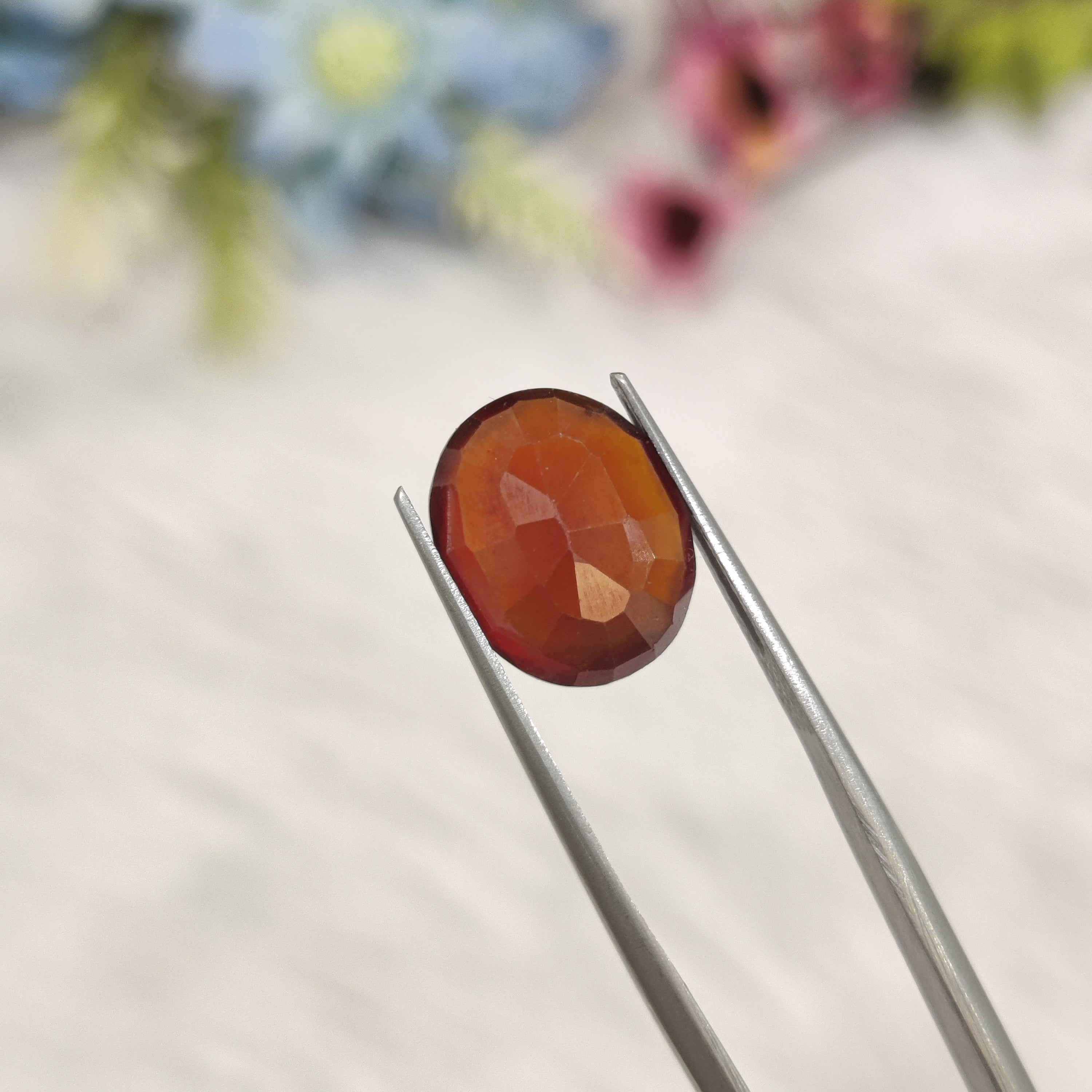 Hessonite Garnet  | HG 44 | 6.67 Carat
