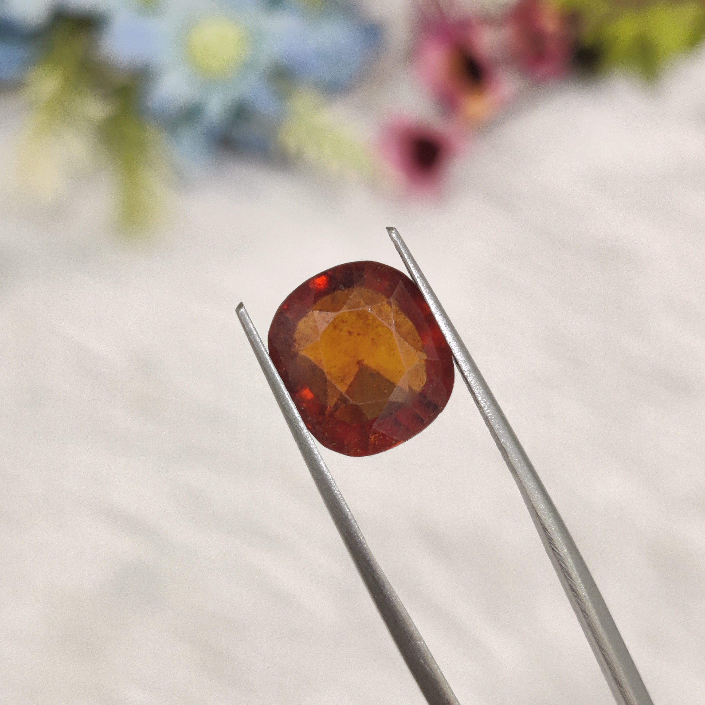Hessonite Garnet  | HG 26 | 6.87 Carat